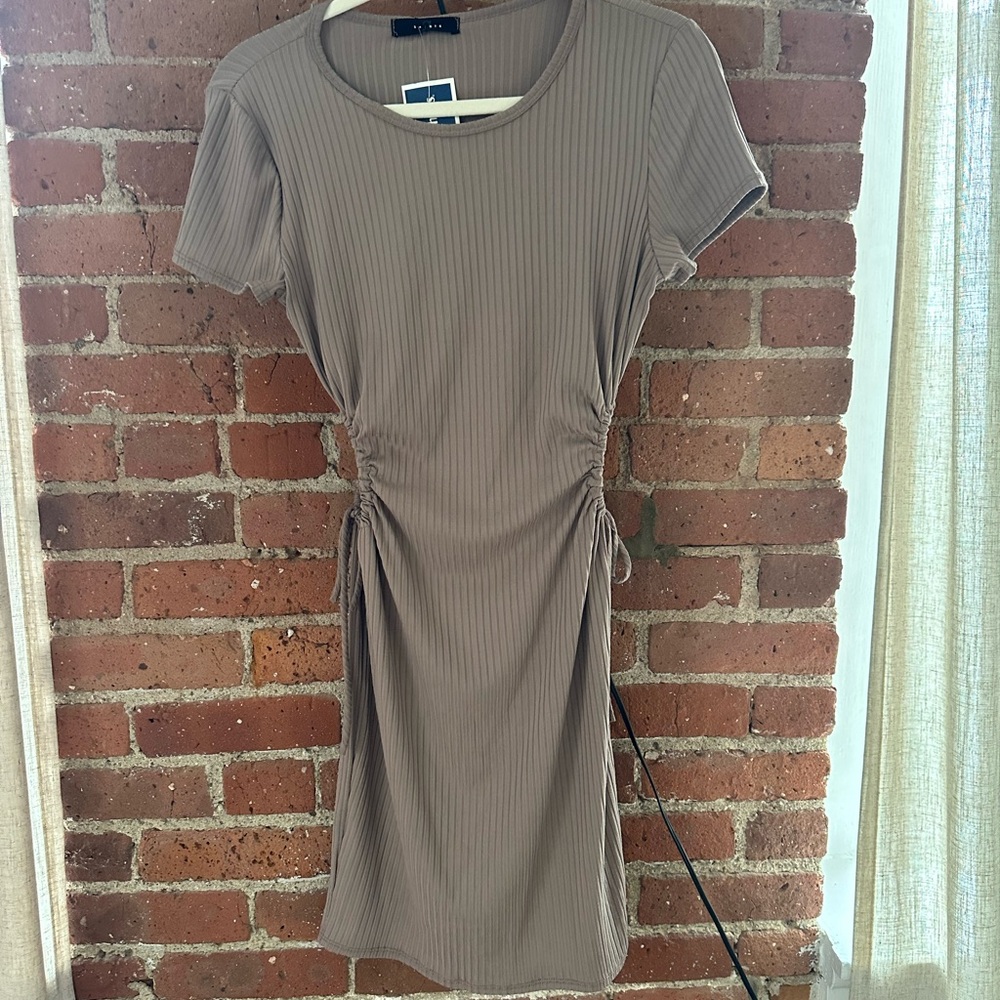 Elegant Taupe Dress